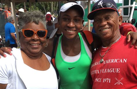 coco gauff mom and leon|coco gauff grandparents.